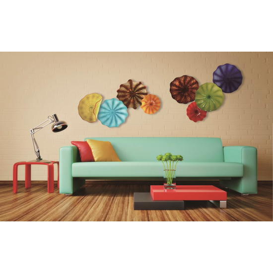 KAC - Luxe Imports - Glass Blown Wall Art - Small 13''