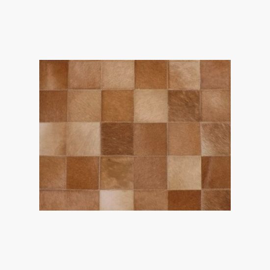 Hair on Hide Area Rug Square Collection Camel  - www.wassersfurniture.com