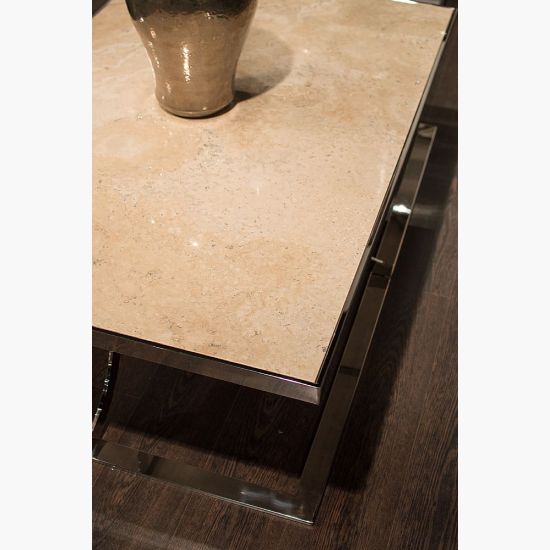 Stone International - 8192 -TSS - Tivoli - Rectangular Cocktail Table - Silver Crystala - On Display - QUICKSHIP