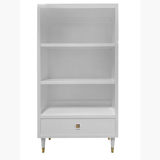 Newport Cottages Uptown Bookcase with Drawer UPT-8400